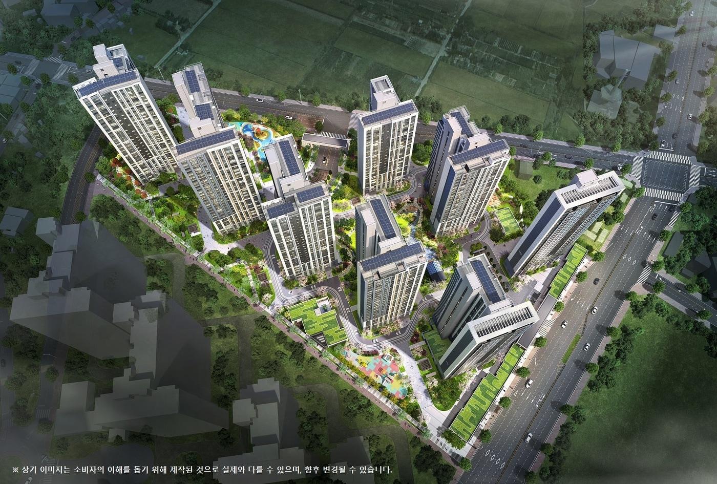 e편한세상 군산 디오션루체 조감도./DL이앤씨 제공