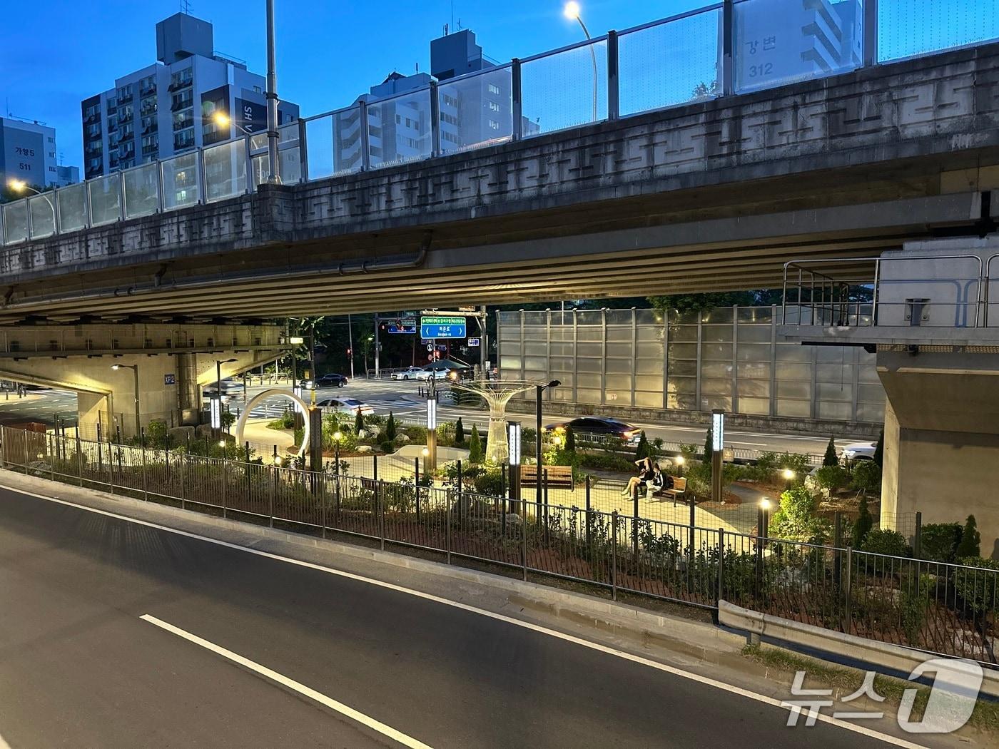 본문 이미지 - 강서 가양대교 하단 모습.(서울시 제공)