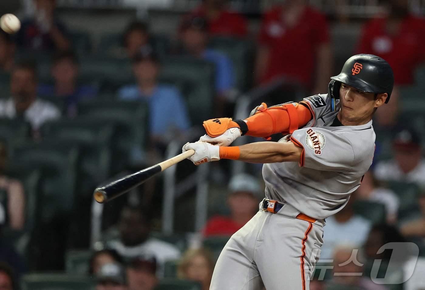 이정후&#40;27·샌프란시스코 자이언츠&#41;. ⓒ AFP=뉴스1