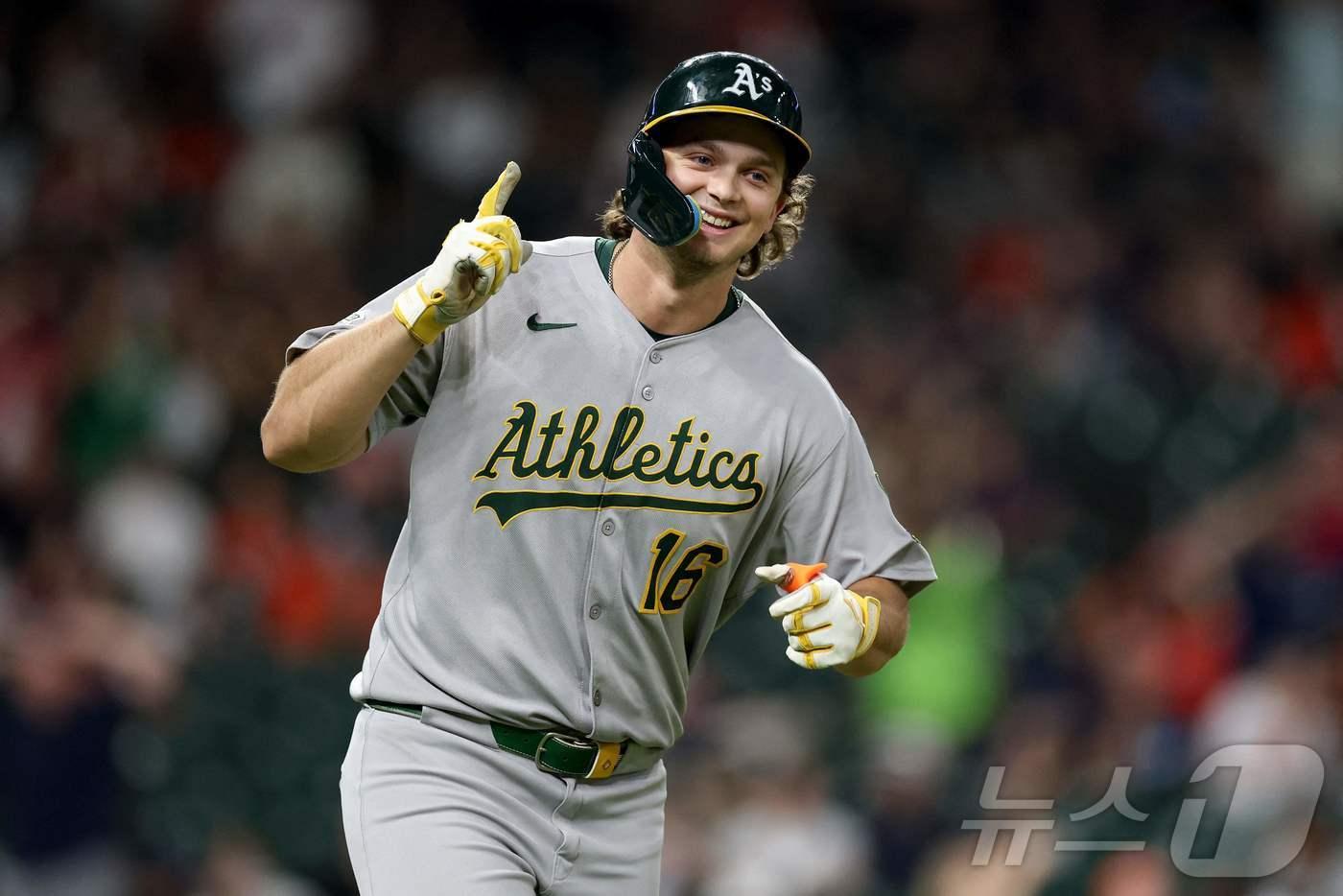 메이저리그 애슬레틱스의 루키 닉 커츠. ⓒ AFP=뉴스1
