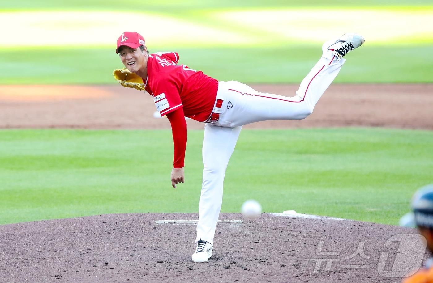 SSG 랜더스 김광현. &#40;SSG 랜더스 제공. 재판매 및 DB금지&#41;