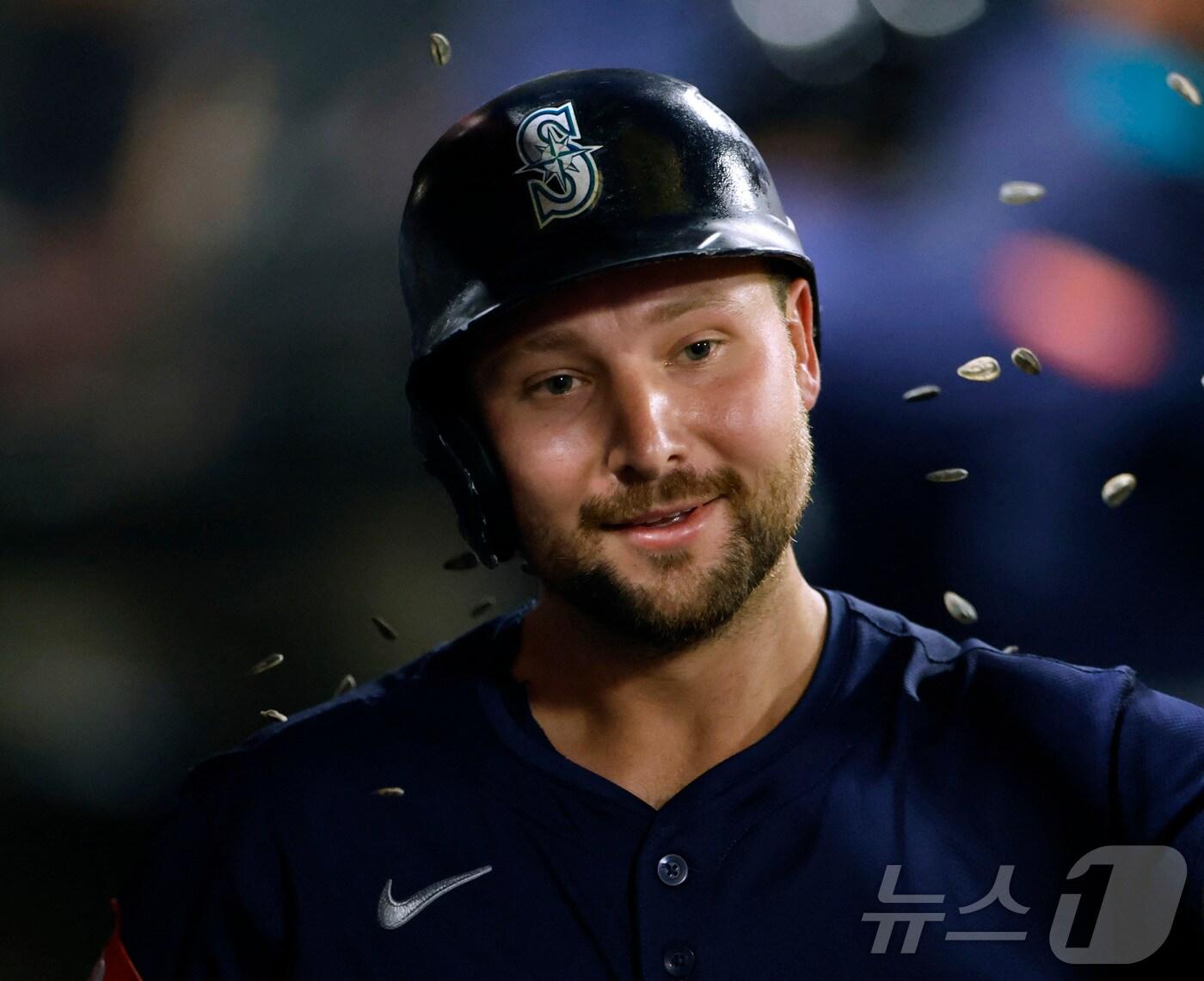 본문 이미지 -  MLB 시애틀 포수 칼 롤리. ⓒ AFP=뉴스1