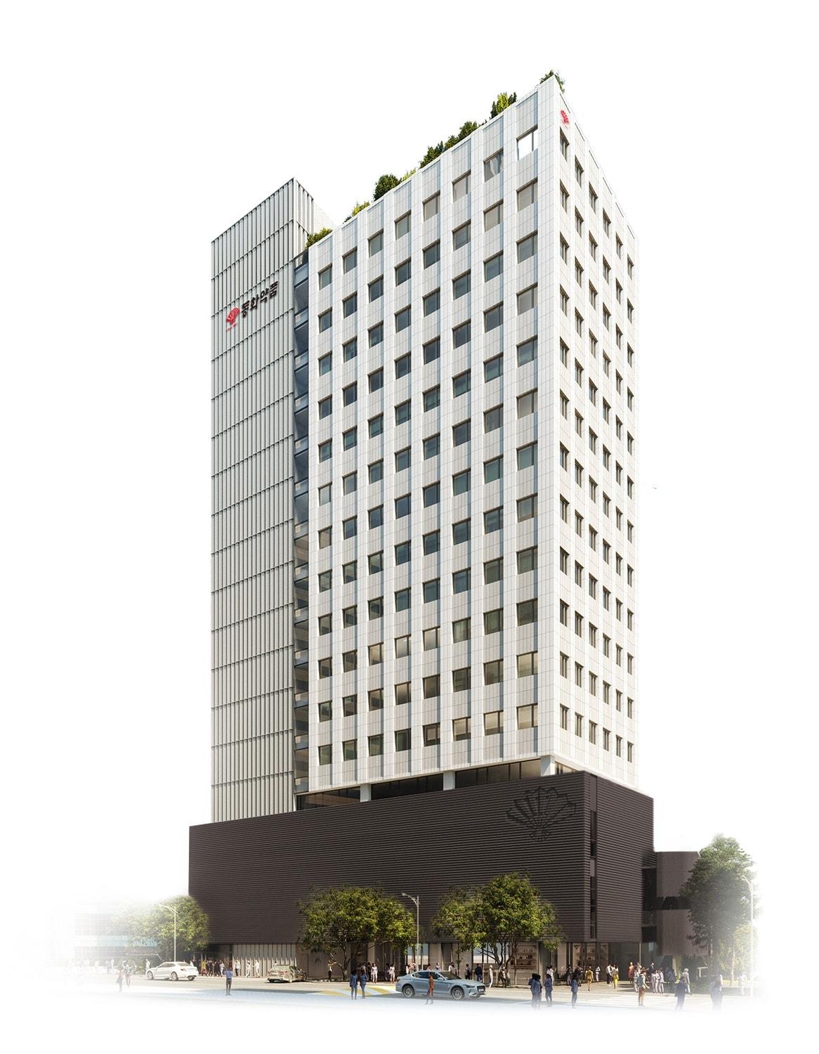 본문 이미지 - 동화약품 신사옥 '빌딩1897' 조감도.(동화약품 제공)/뉴스1