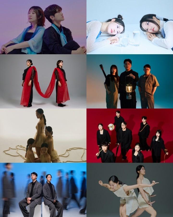 본문 이미지 - '2025 청춘만발' 참여 아티스트(국립정동극장 제공)