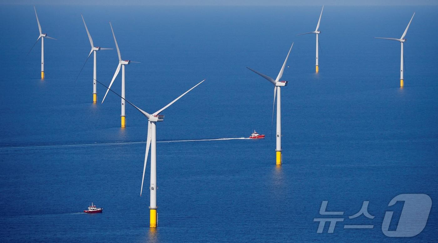 해상풍력  단지 모습.(사진은 기사 내용과 무관함) / 뉴스1 
