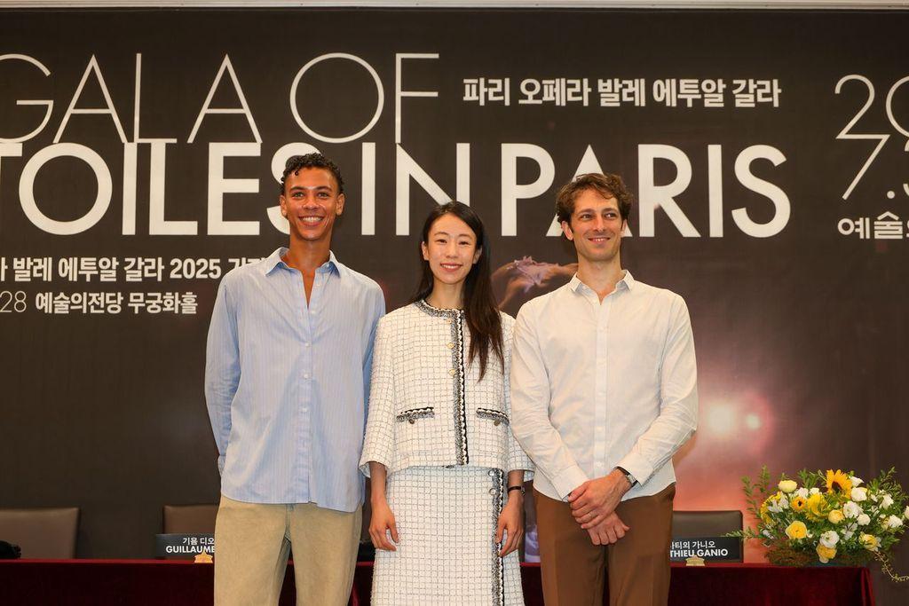 본문 이미지 - 기욤 디오프&#40;왼쪽부터&#41;, 박세은, 마티외 가니오.&#40;예술의전당 제공&#41;