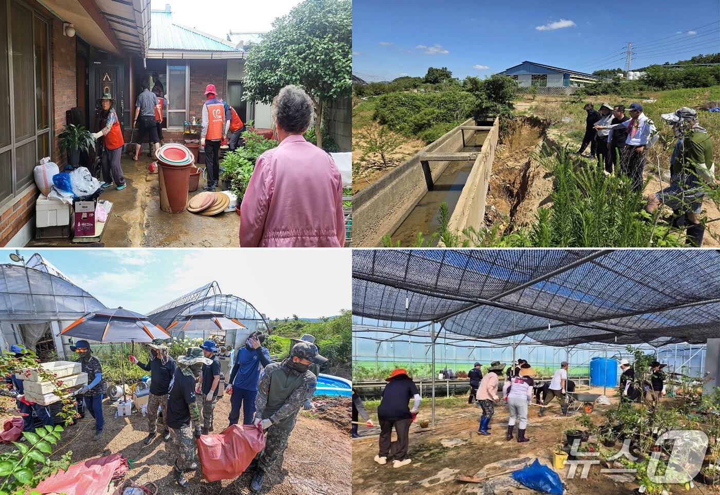 수해 피해 복구 현장. (서산시 제공. 재판매 및 DB금지)2025.7.29/뉴스1
