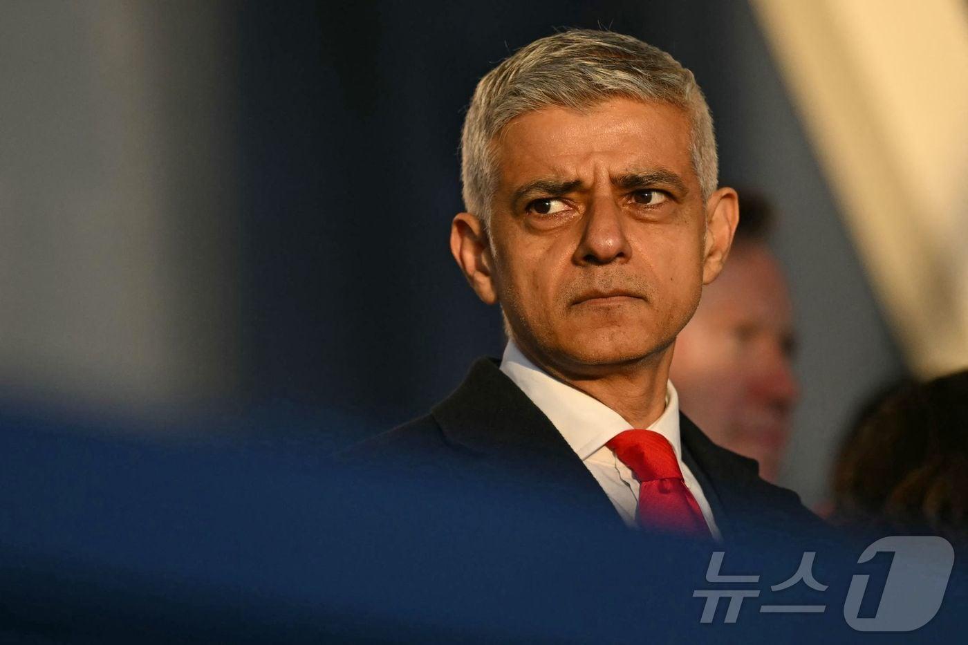 사디크 칸 런던 시장. 2025.05.08. ⓒ AFP=뉴스1 ⓒ News1 윤다정 기자