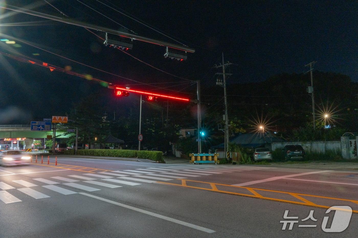 강릉에 설치된 '안전한 신호등'(강릉시 제공, 재판매 및 DB 금지) 2025.7.29/뉴스1