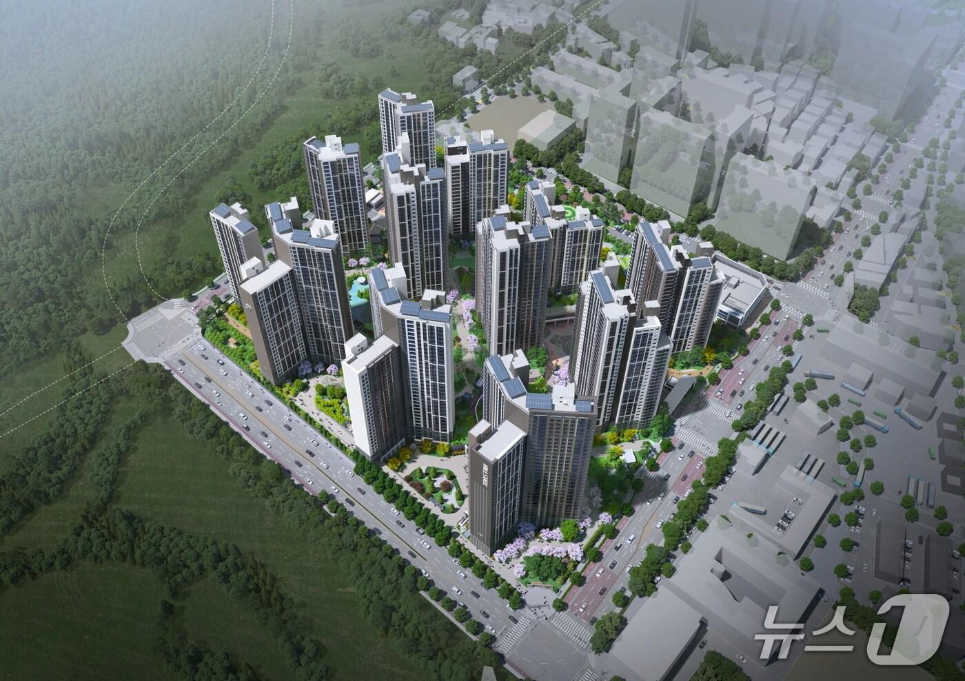 힐스테이트 회룡역파크뷰 조감도&#40;현대건설 제공&#41;