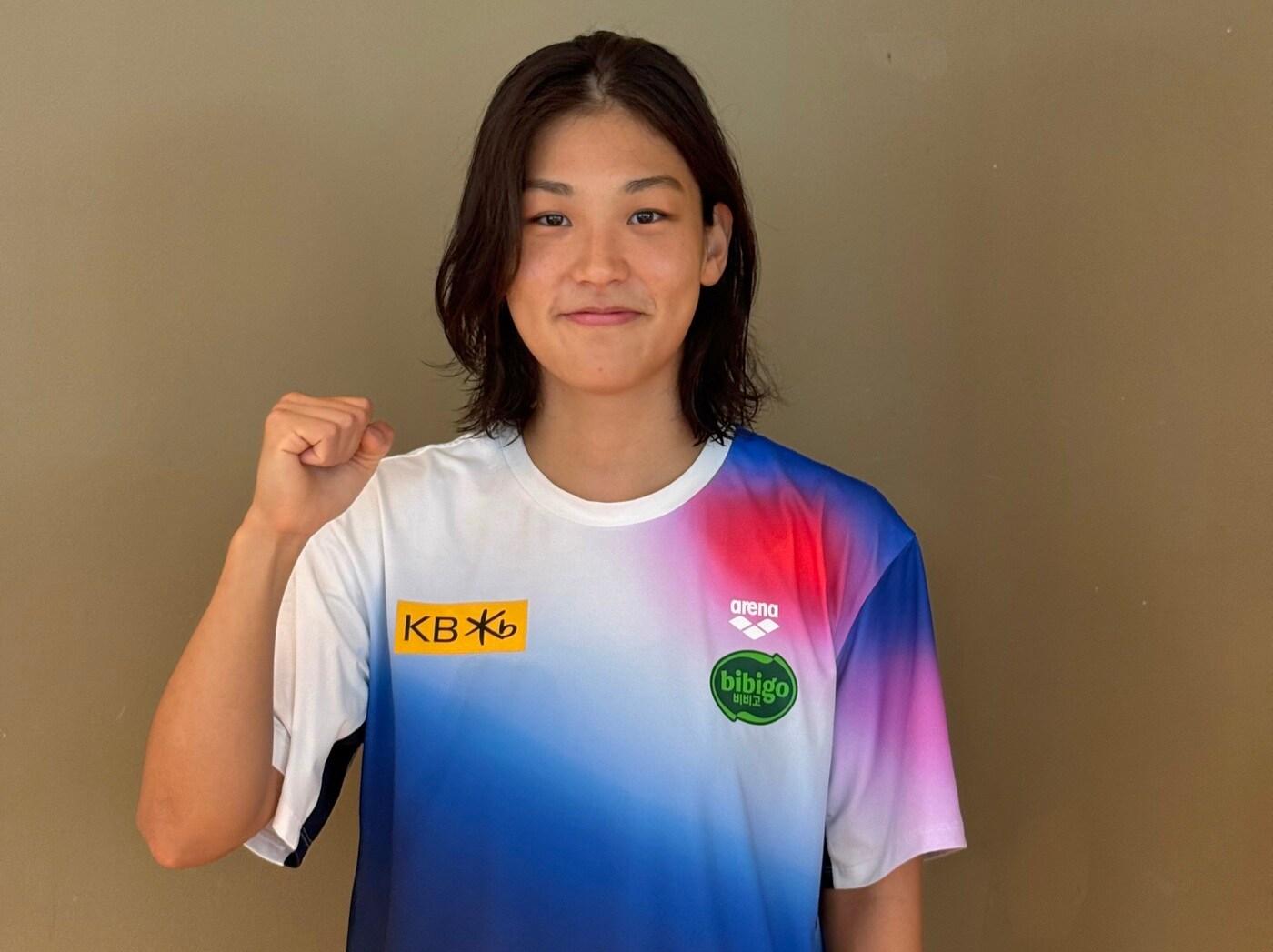 본문 이미지 - 조현주가 2025 싱가포르 세계수영선수권대회 경영 여자 자유형 200m 예선에서 한국 기록을 새로 썼다. &#40;대한수영연맹 제공&#41;