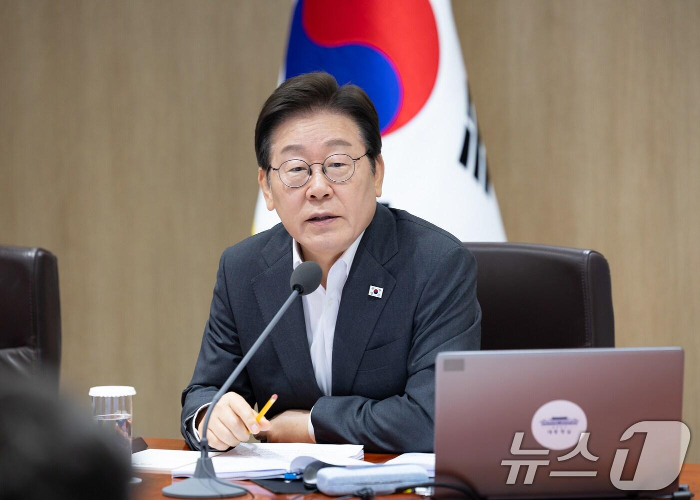 이재명 대통령이 29일 서울 용산 대통령실 청사에서 열린 국무회의에서 발언하고 있다. (대통령실 제공. 재판매 및 DB 금지) 2025.7.29/뉴스1 ⓒ News1 허경 기자