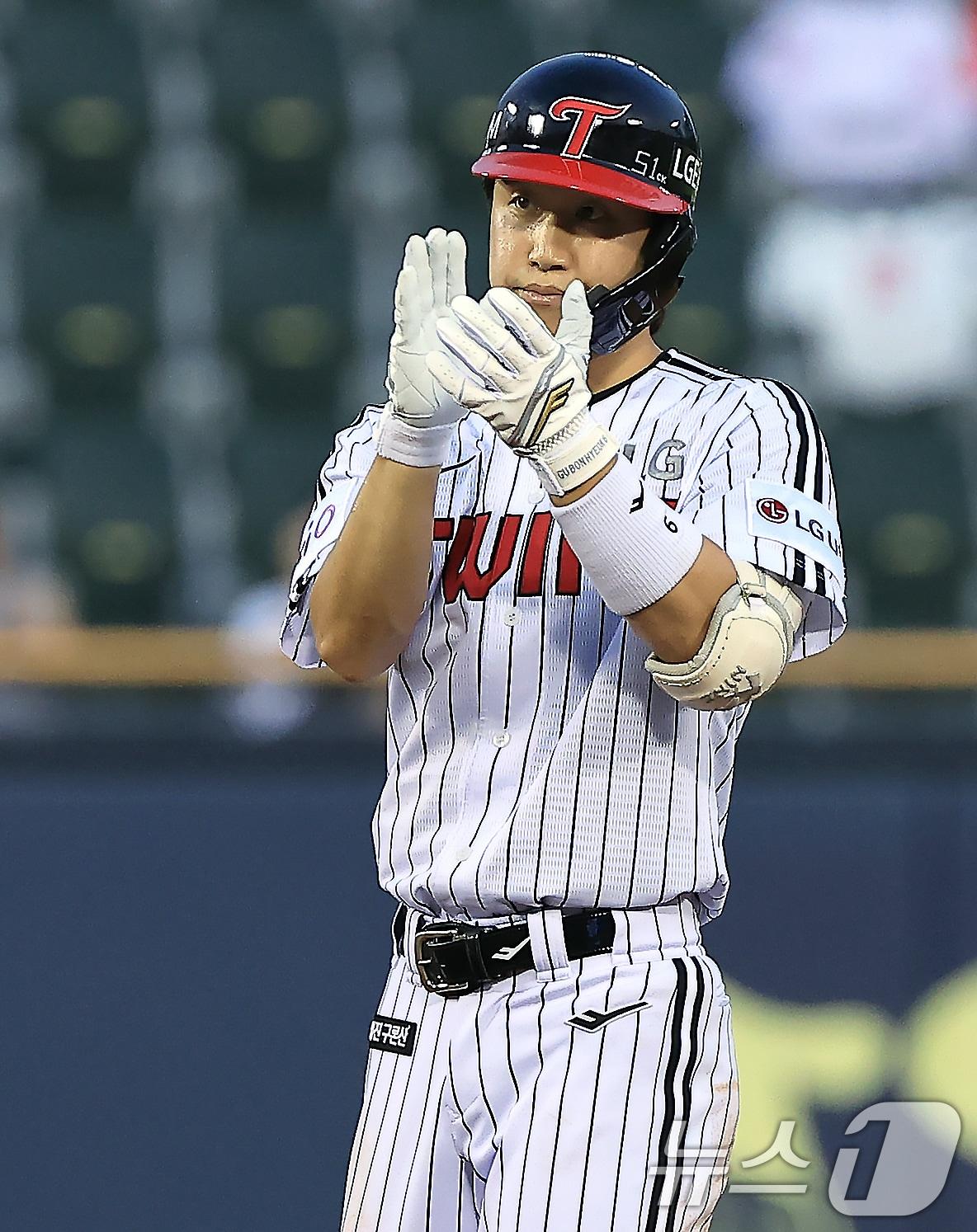 본문 이미지 - LG 트윈스 내야수 구본혁. 2025.7.29/뉴스1 ⓒ News1 박정호 기자