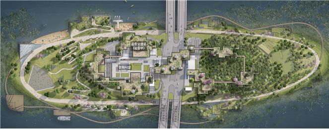 본문 이미지 - 노들 글로벌 예술섬 계획안(서울시 제공) 