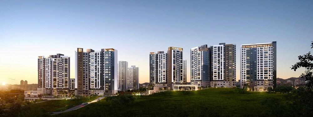 본문 이미지 -  HDC현대산업개발 '대구 범어 2차 아이파크' 투시도(HDC현대산업개발 제공)