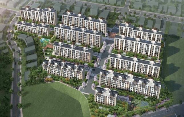 본문 이미지 - 부여 쌍북리에 조성 중인 아파트 조감도.(부여군 제공. 재판매 및 DB금지)2025.7.3/뉴스1