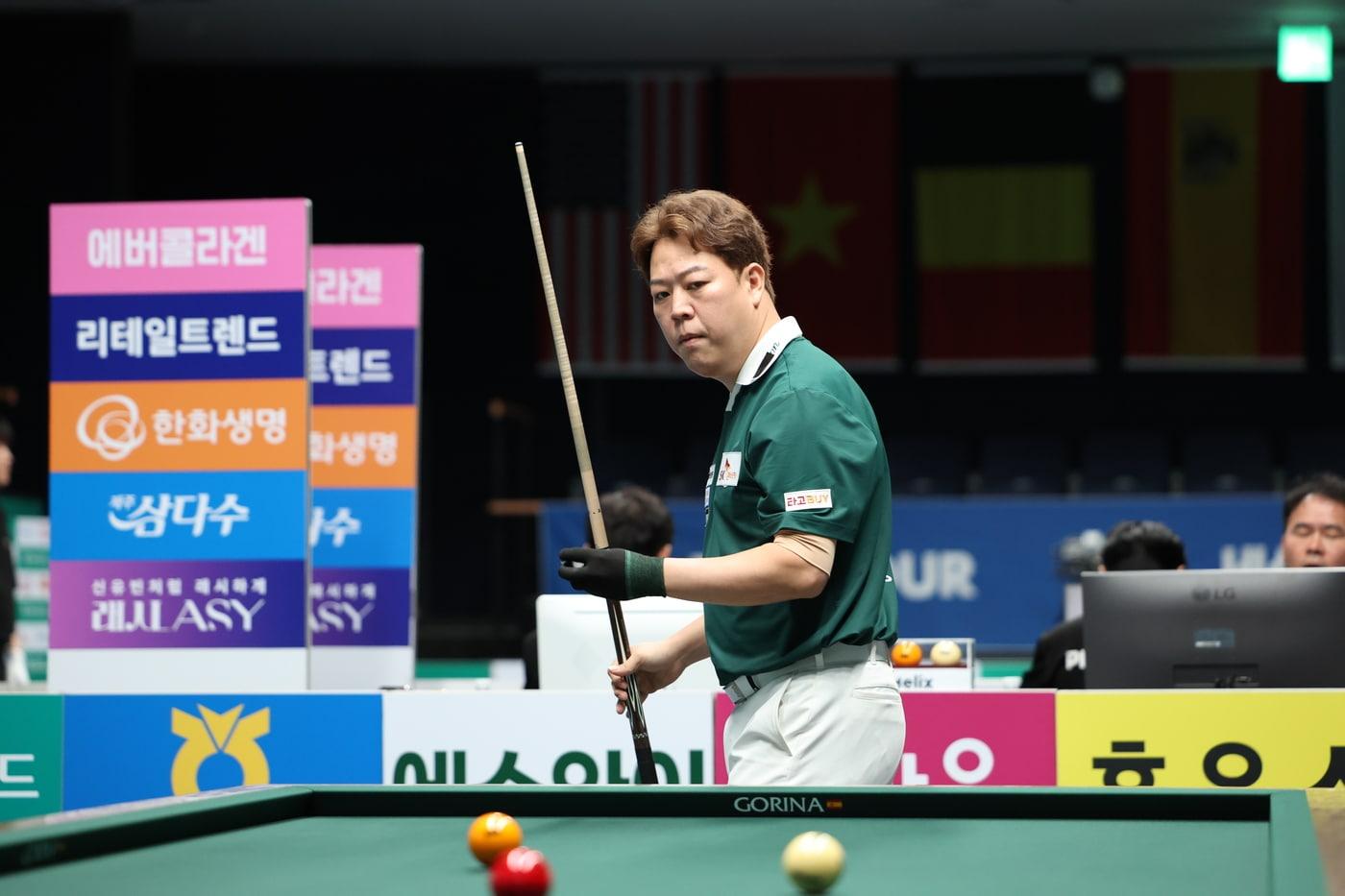 PBA 2차투어 하나카드 챔피언십 64강에 오른 강동궁&#40;PBA 제공&#41; 