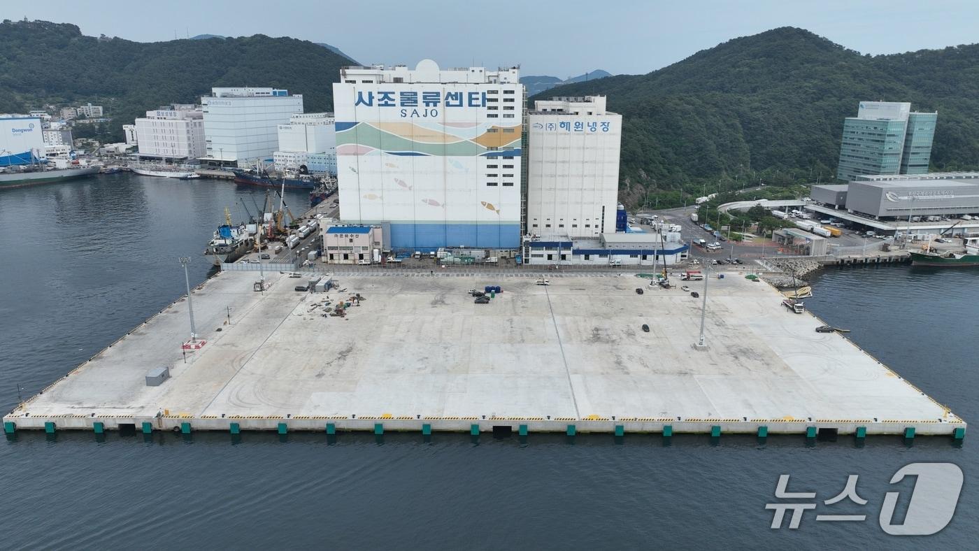 부산 감천항 일반부두 확장공사 준공 현장 전경.&#40;BPA 제공. 재판매 및 DB 금지&#41;