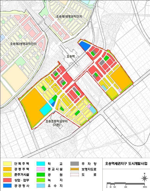 본문 이미지 -  오송역세권 개발사업 토지이용계획&#40;안&#41;./뉴스1