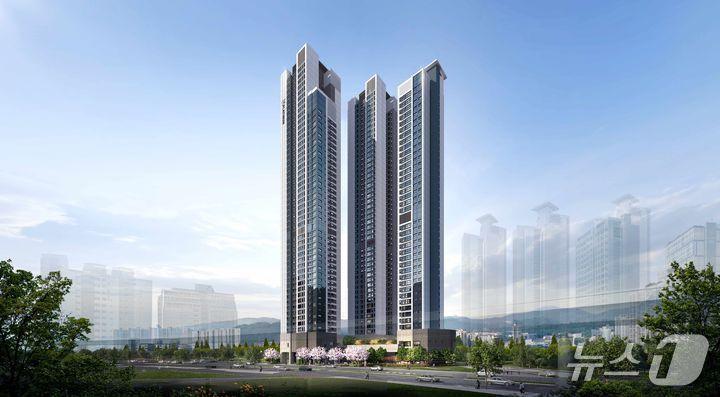 본문 이미지 - 쌍용 더 플래티넘 서면 투시도.(쌍용건설 제공. 재판매 및 DB 금지)