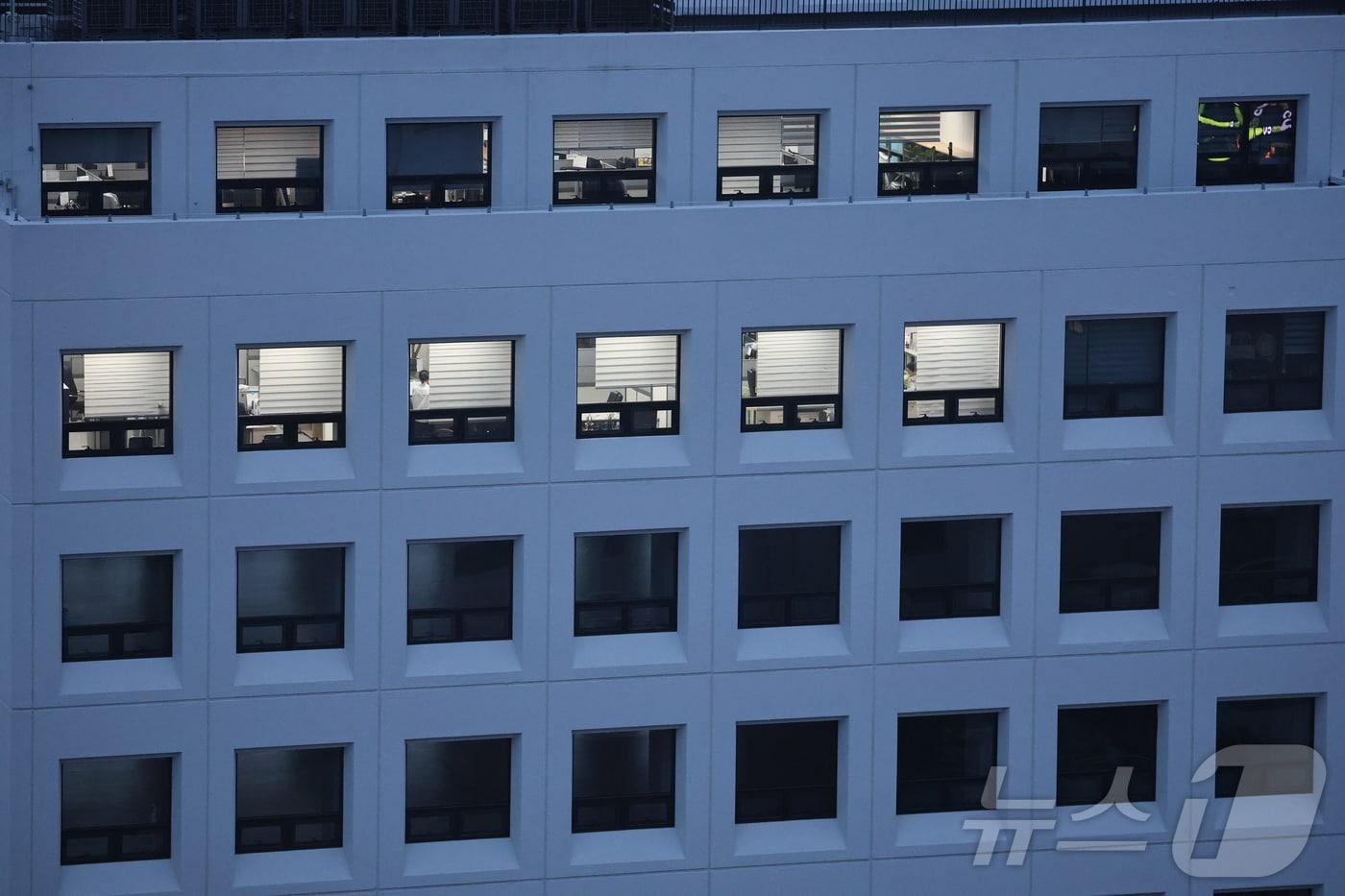 김건희 여사 각종 의혹을 수사하는 민중기 특별검사팀이 서울 종로구 삼부토건 본사 압수수색을 하고 있다. (공동취재) 2025.7.3/뉴스1 ⓒ News1 황기선 기자