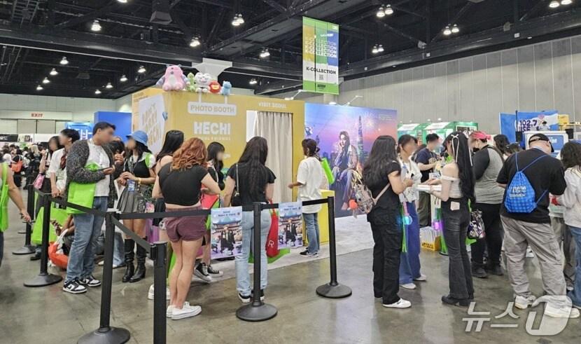 본문 이미지 - 케이콘 엘에이 2024 서울부스(서울관광재단 제공)