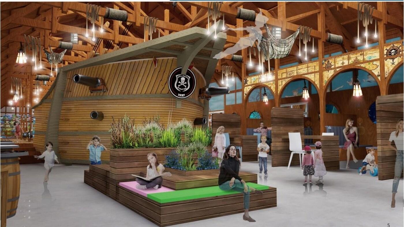 충북 괴산 엽연초 카페 조감도.(괴산군 제공)/뉴스1