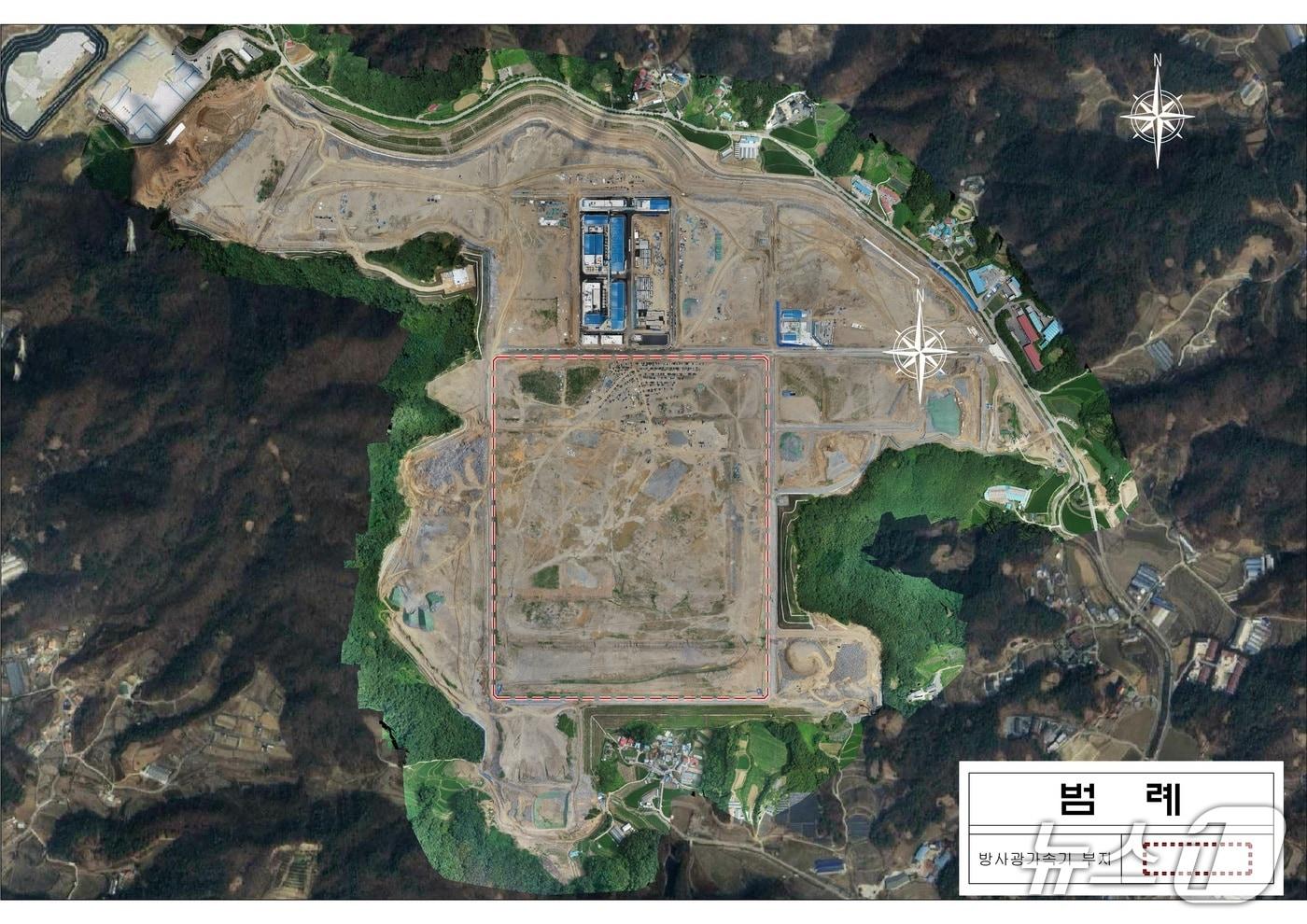 오창 다목적 방사광가속기 부지(충북도 제공. 재판매 및 DB금지)