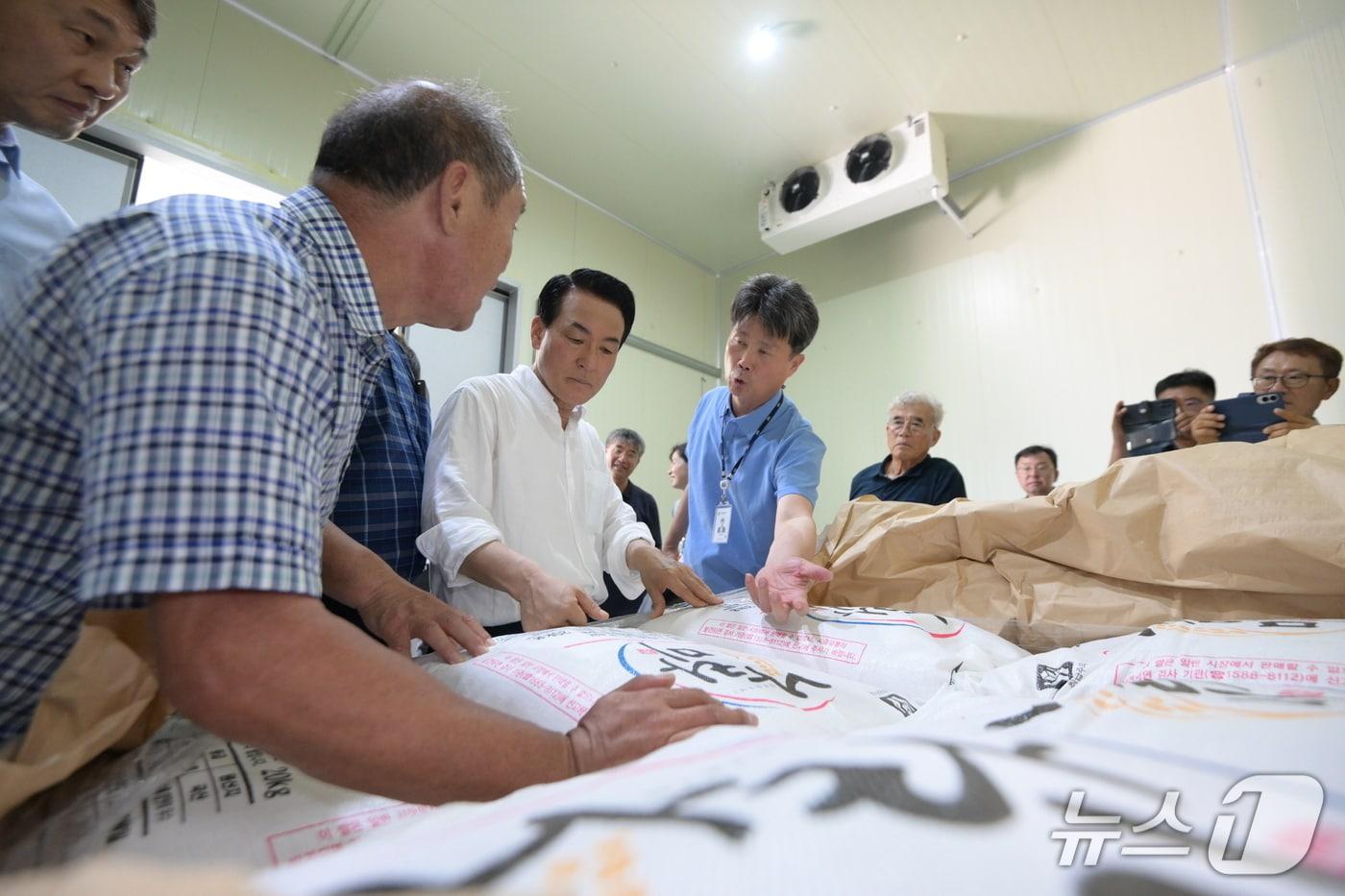 29일 연산면 연농유통에서 가루쌀 제분 시설 준공식을 개최했다. (논산시 제공.재판매 및 DB금지)/뉴스1 