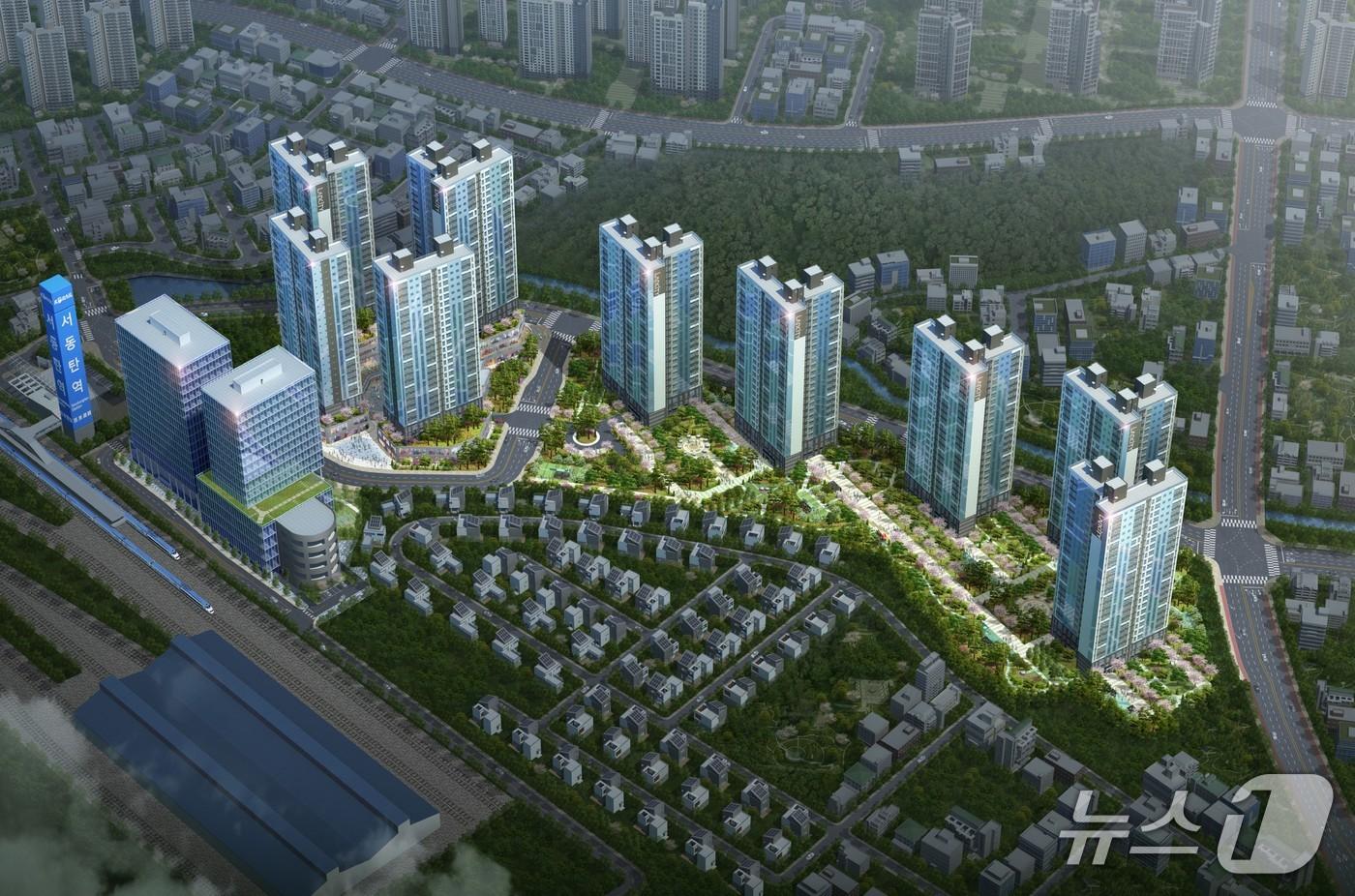 오산 외삼미1지구 도시개발사업 조감도.(경기도 제공. 재판매 및 DB금지)