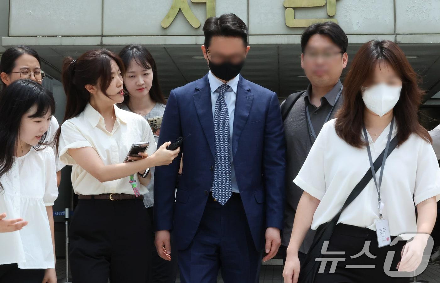 본문 이미지 - 윤영호 전 통일교 세계본부장. 2025.7.30 ⓒ 뉴스1 장수영 기자