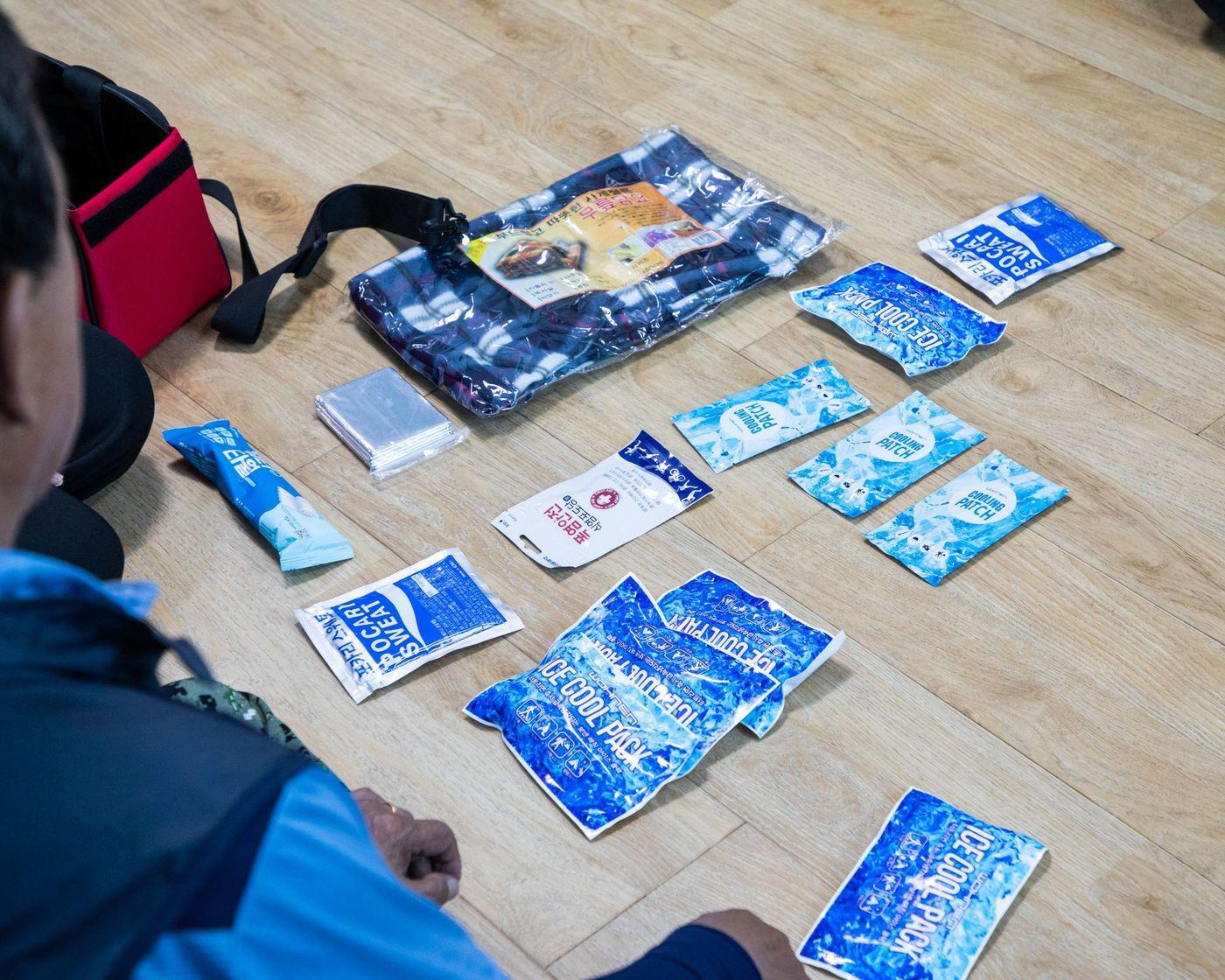 본문 이미지 - TS 폭염예방키트 모습.&#40;한국교통안전공단 제공&#41;