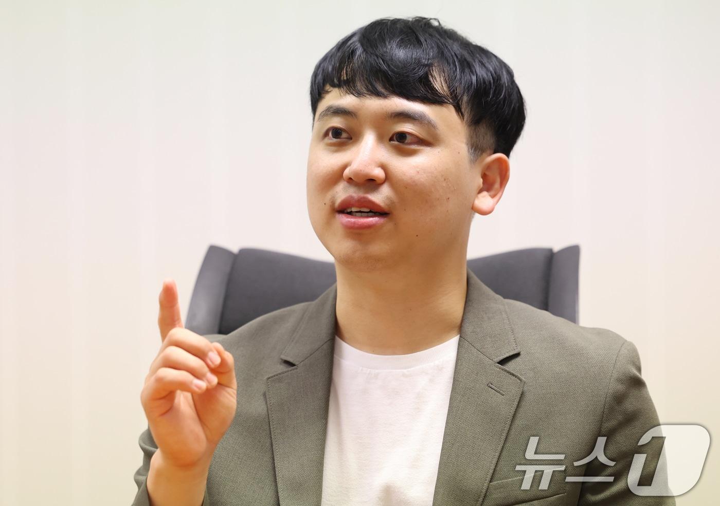한성존 대한전공의협의회 신임 회장 당선인. ⓒ News1 김명섭 기자