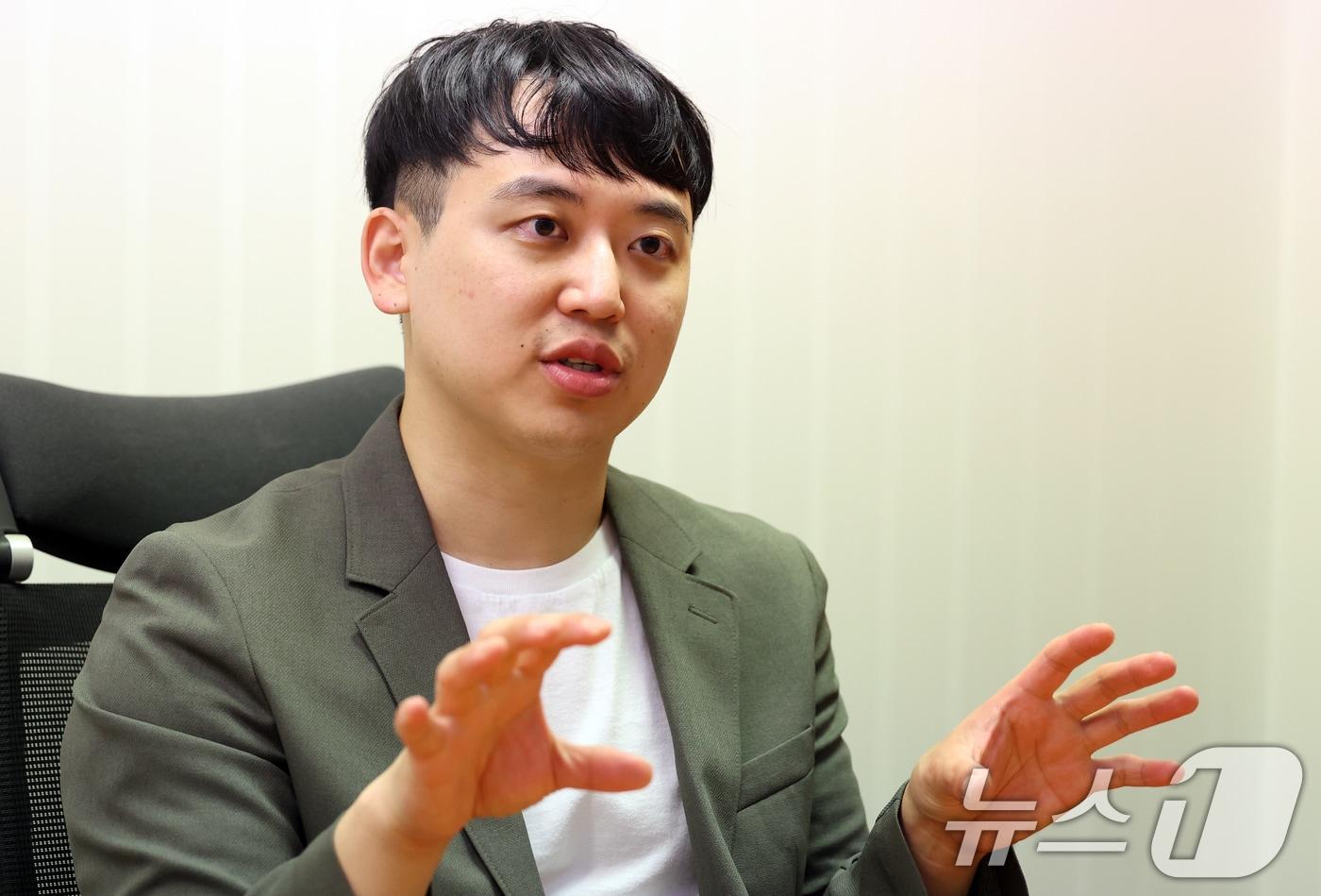 한성존 대한전공의협의회 비상대책위원장. 2025.7.30/뉴스1 ⓒ News1 김명섭 기자