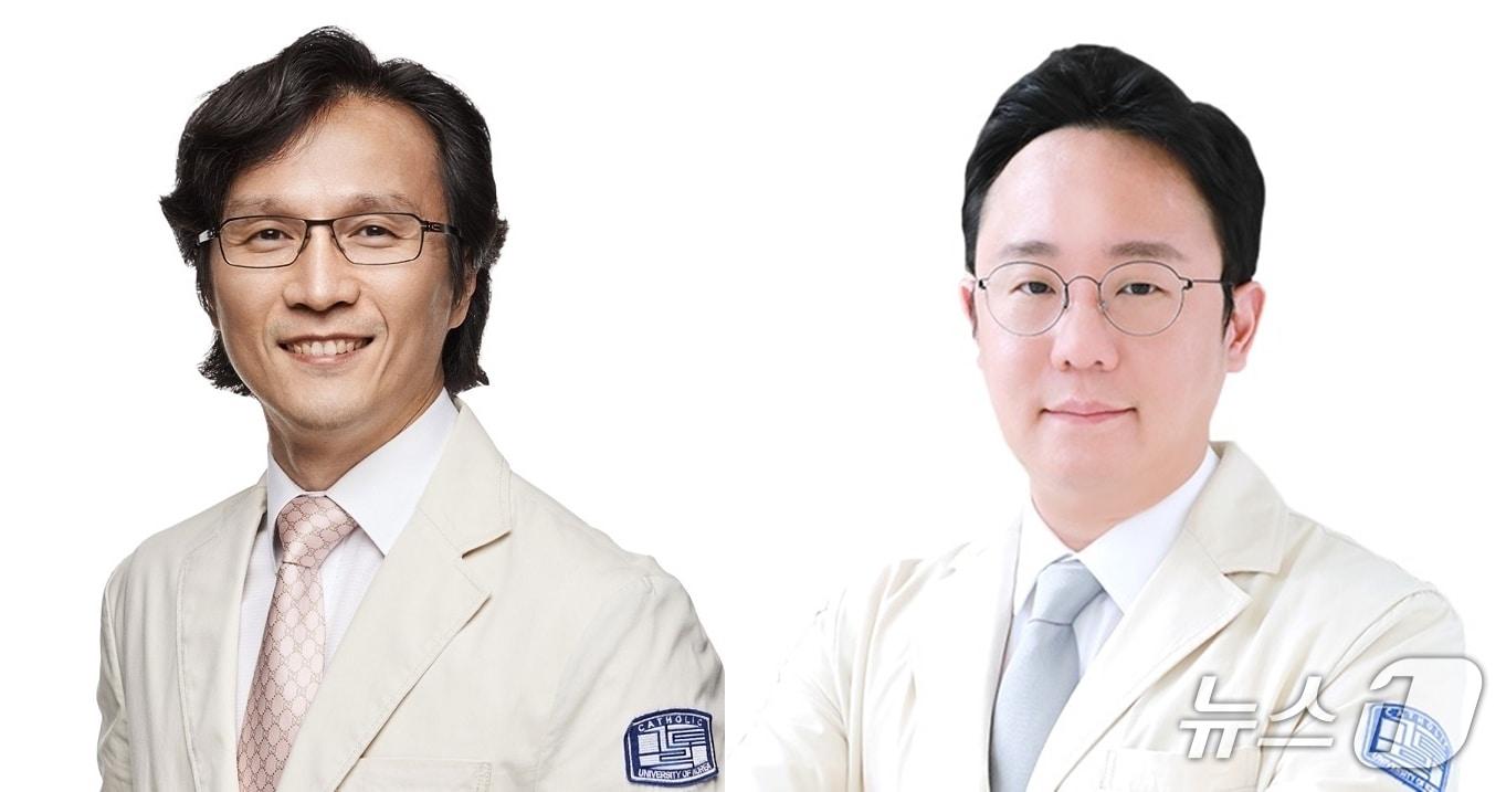 본문 이미지 - 가톨릭대학교 서울성모병원 비뇨의학과 홍성후(왼쪽)·방석환 교수(가톨릭대학교 서울성모병원 제공)