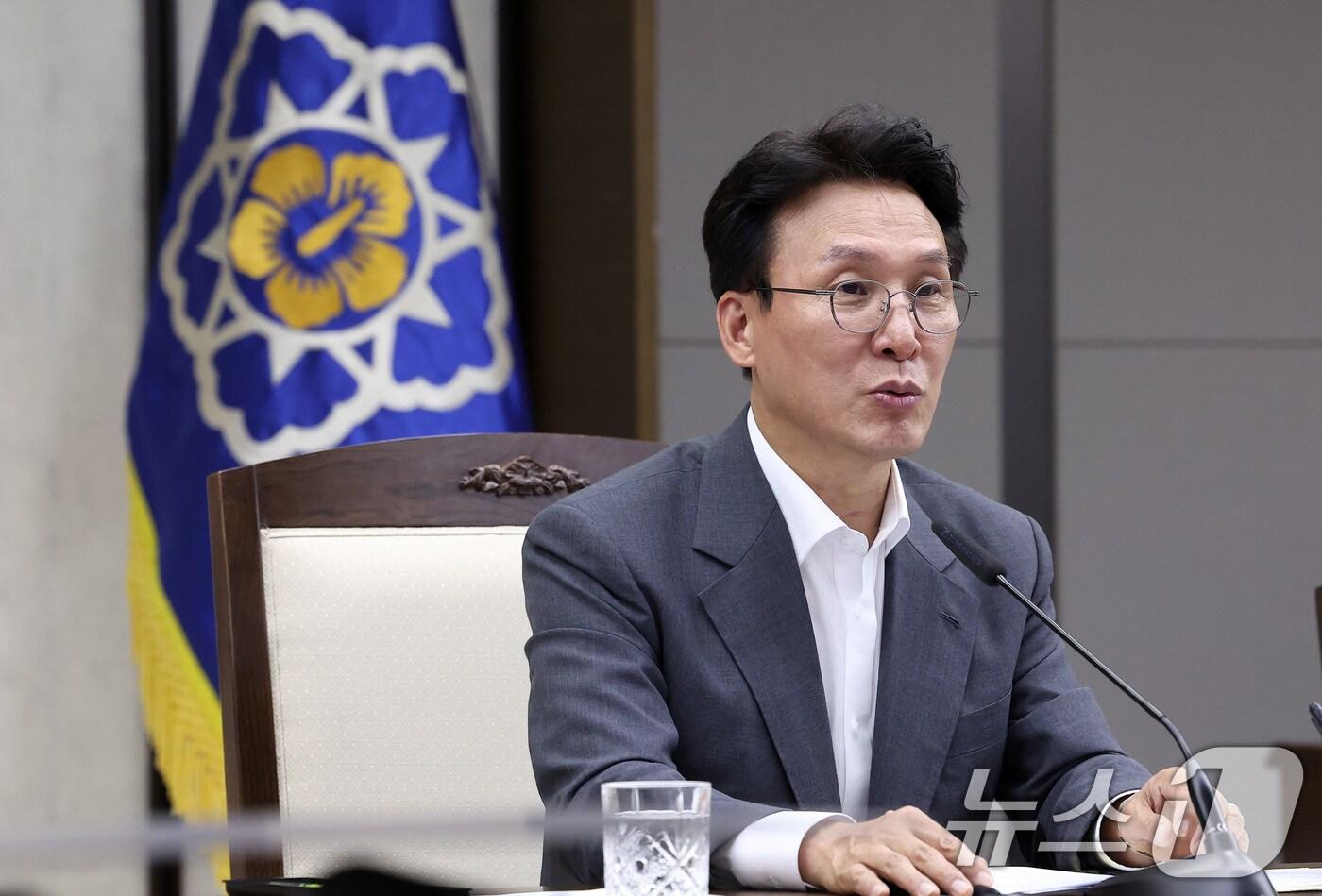 김민석 국무총리가 30일 정부세종청사에서 열린 국정현안 관계장관회의에서 모두발언을 하고 있다. 2025.7.30/뉴스1 ⓒ News1 김성진 기자