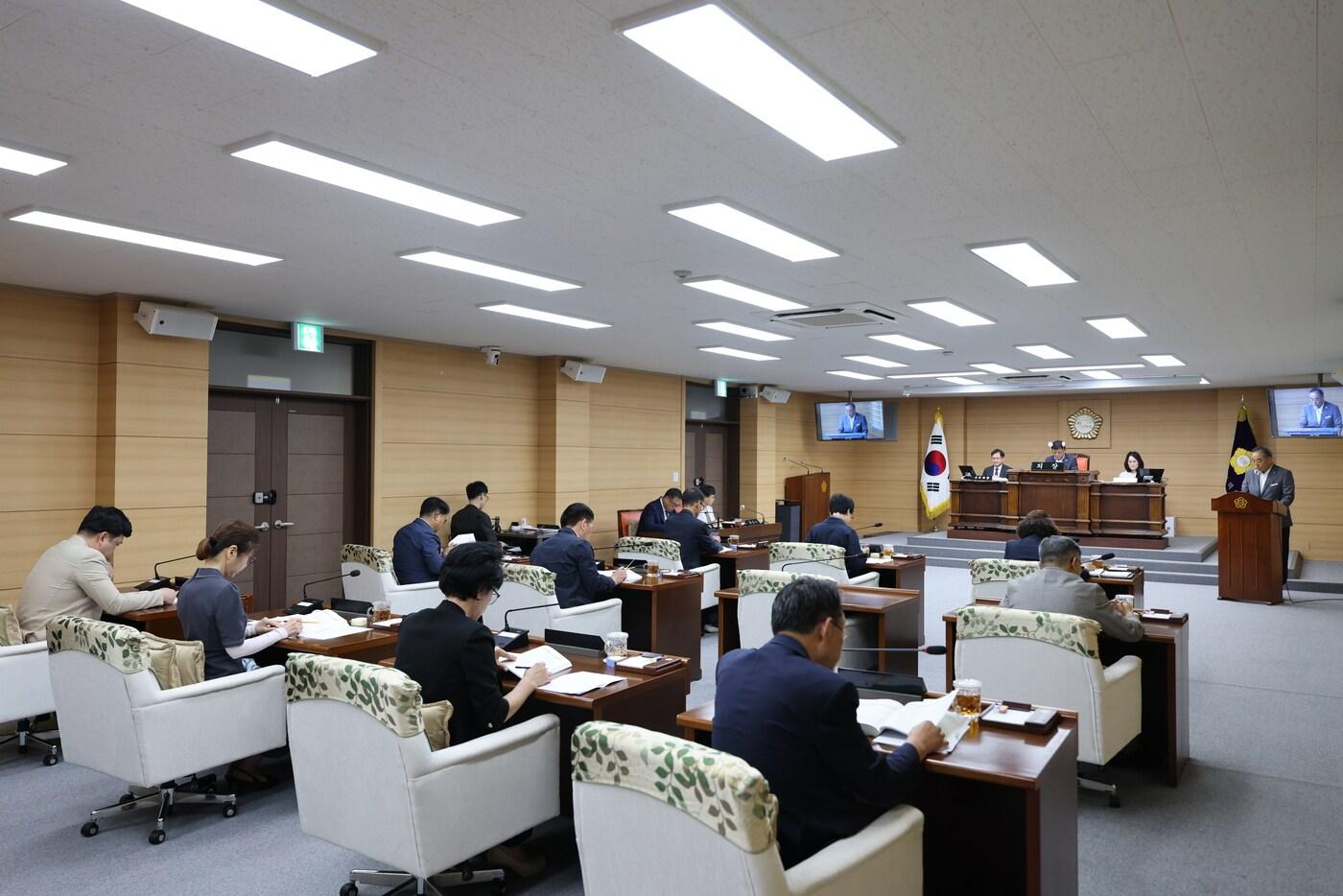 293회 임시회 진행 모습.(부여군의회 제공. 재판매 및 DB금지)/뉴스1 