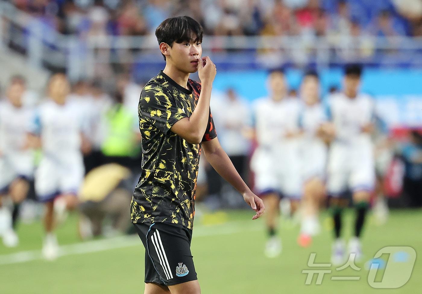 뉴캐슬 유나이티드의 박승수. /뉴스1 ⓒ News1 김진환 기자