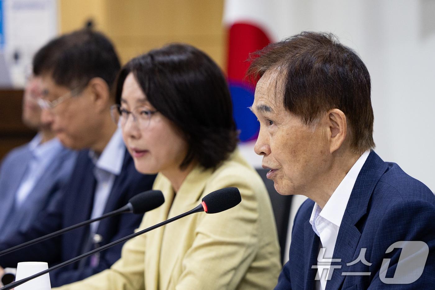 본문 이미지 - 연구개발전략위원회 위원장을 맡은 이광형 한국과학기술원(카이스트) 총장. 2025.7.31/뉴스1 ⓒ News1 유승관 기자