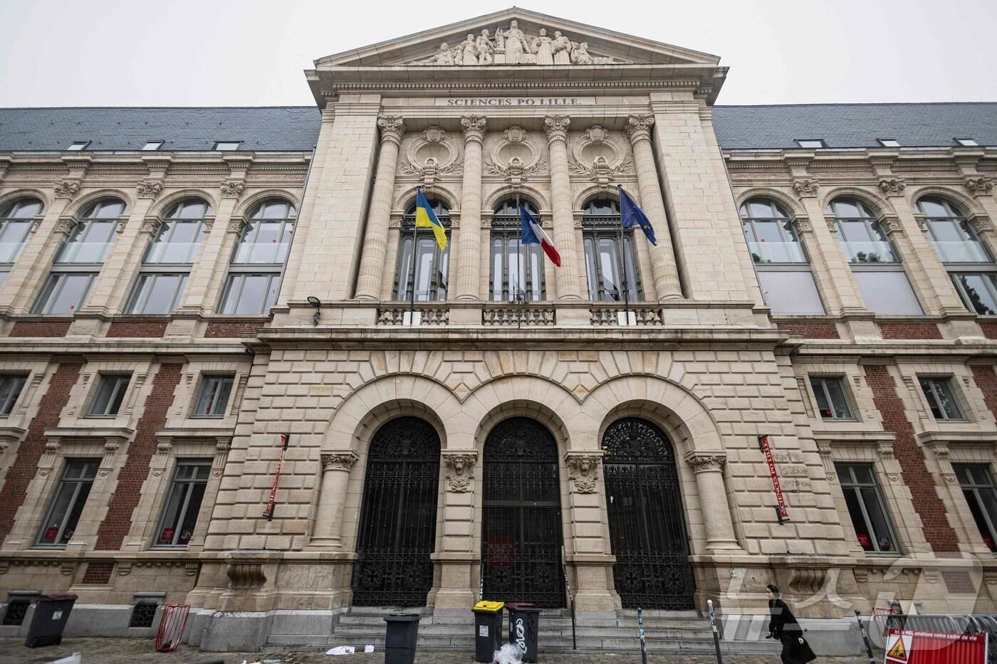 프랑스 명문 대학 시앙스 포 릴 대학 전경. 2024.5.2 ⓒ AFP=뉴스1 ⓒ News1 김경민 기자