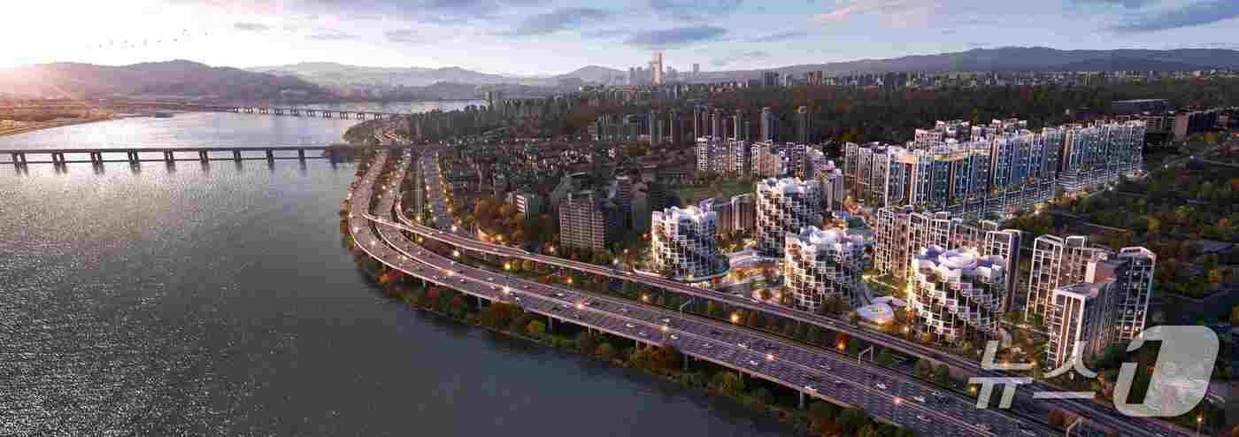 래미안 글로우힐즈 한남 조감도&#40;삼성물산 제공&#41;