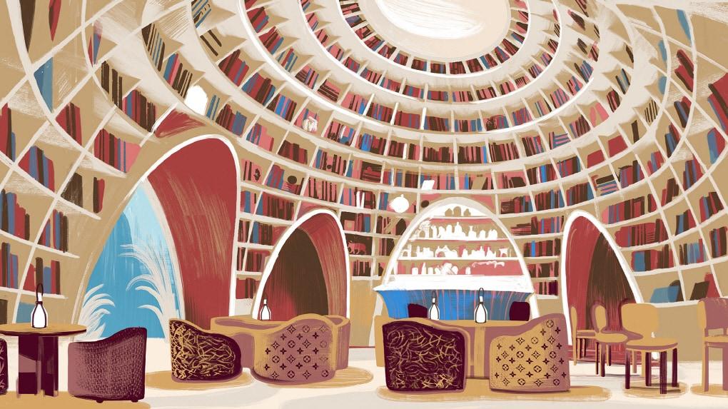 본문 이미지 - 루이비통이 새로운 미식 공간 '르 카페 루이비통(Le Caf&eacute; Louis Vuitton)을 9월 1일 개소한다.(루이비통제공)