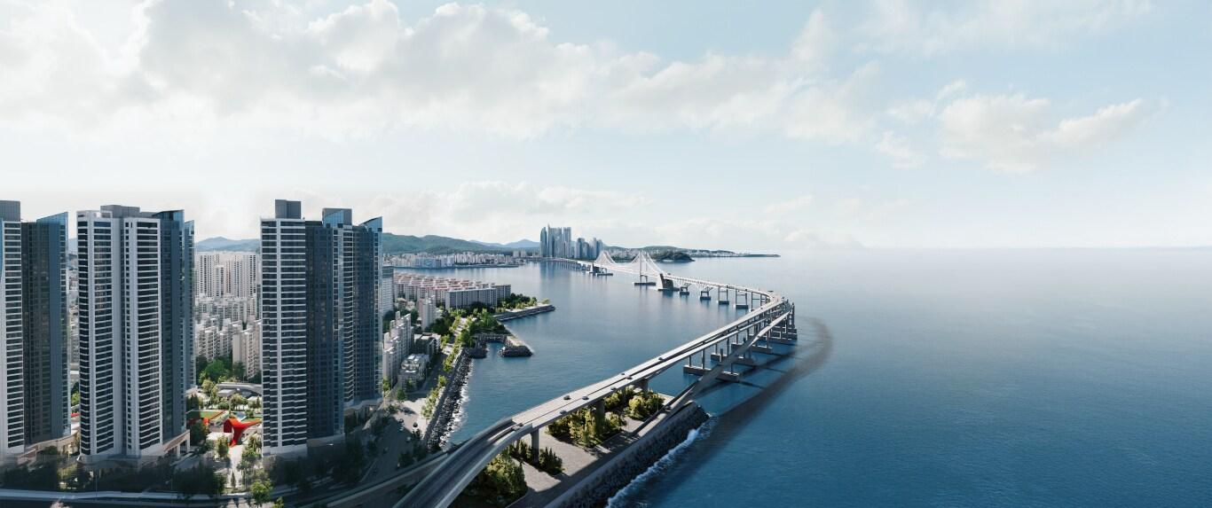 본문 이미지 - 대우건설 써밋 리미티드 남천 투시도.(대우건설 제공)