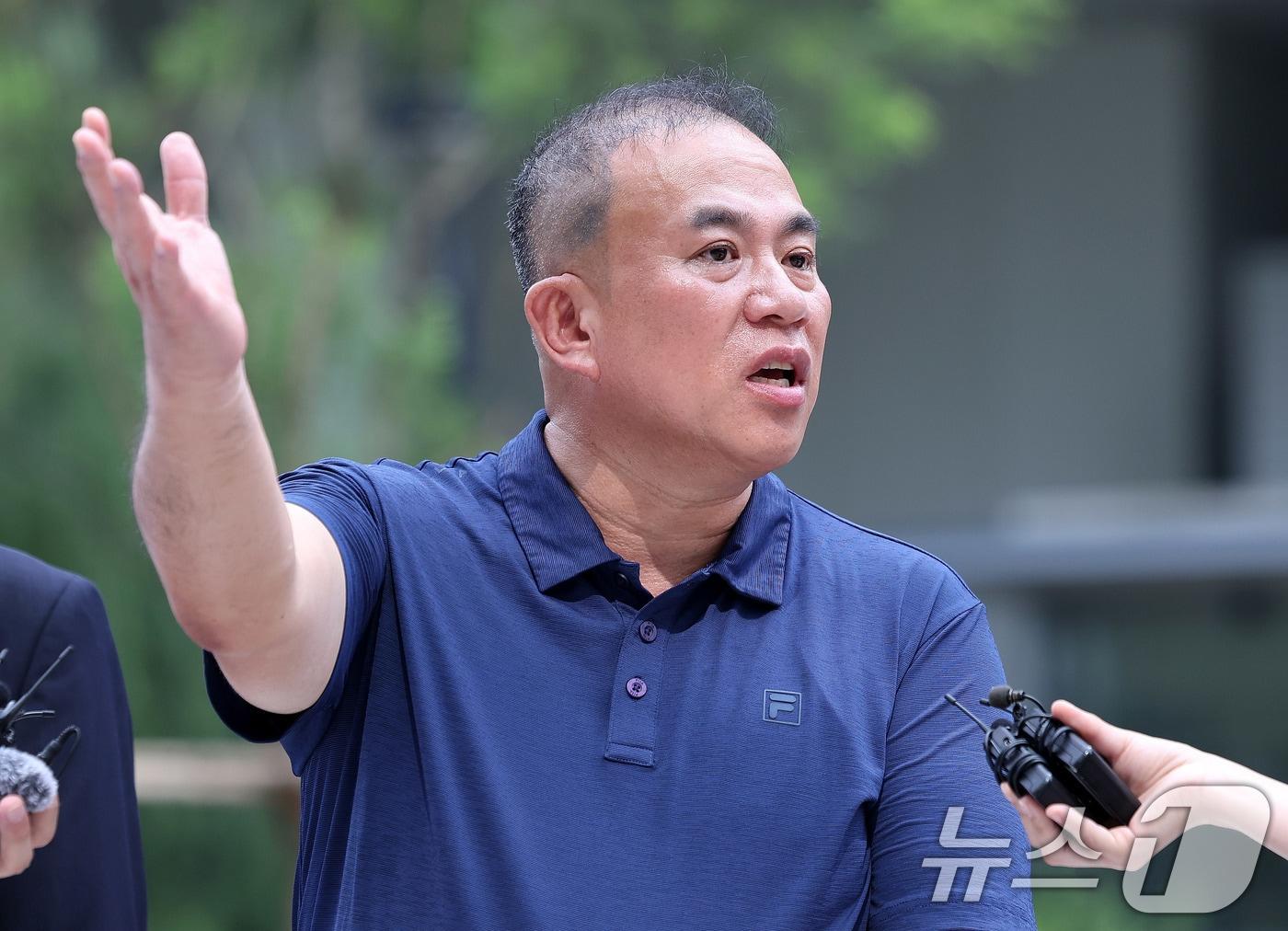 본문 이미지 - ‘정치 브로커’ 명태균씨. 2025.7.31/뉴스1 ⓒ News1 박지혜 기자