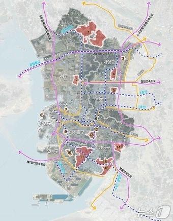 본문 이미지 - 옥외영업 허용 지구단위계획구역 시범 16개소(인천시 제공. 재판매 및 DB금지) / 뉴스1