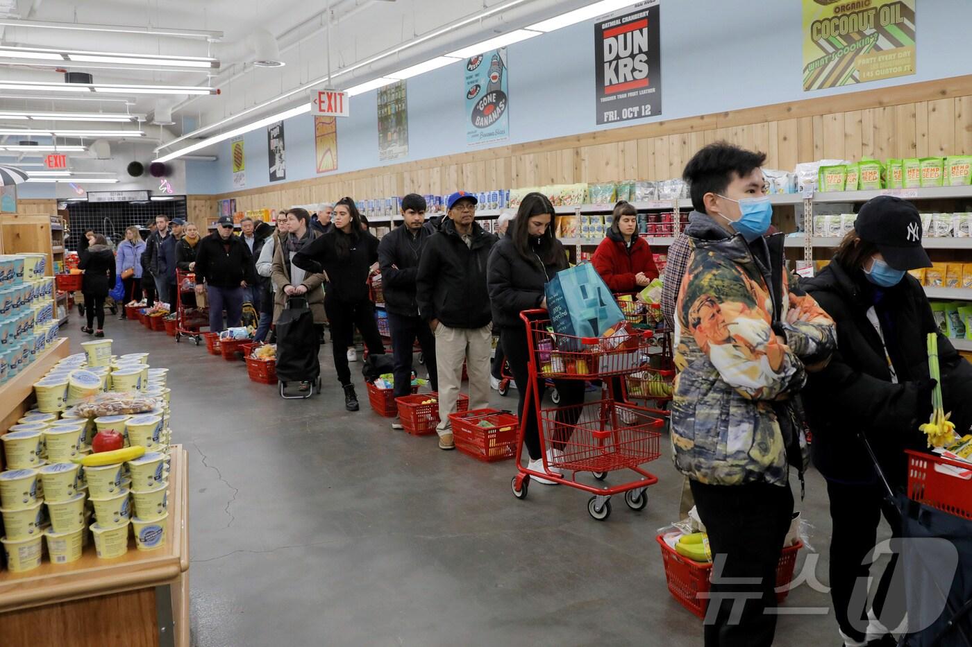 미국 식료품점 ⓒ 로이터=뉴스1 ⓒ News1 이민서 기자