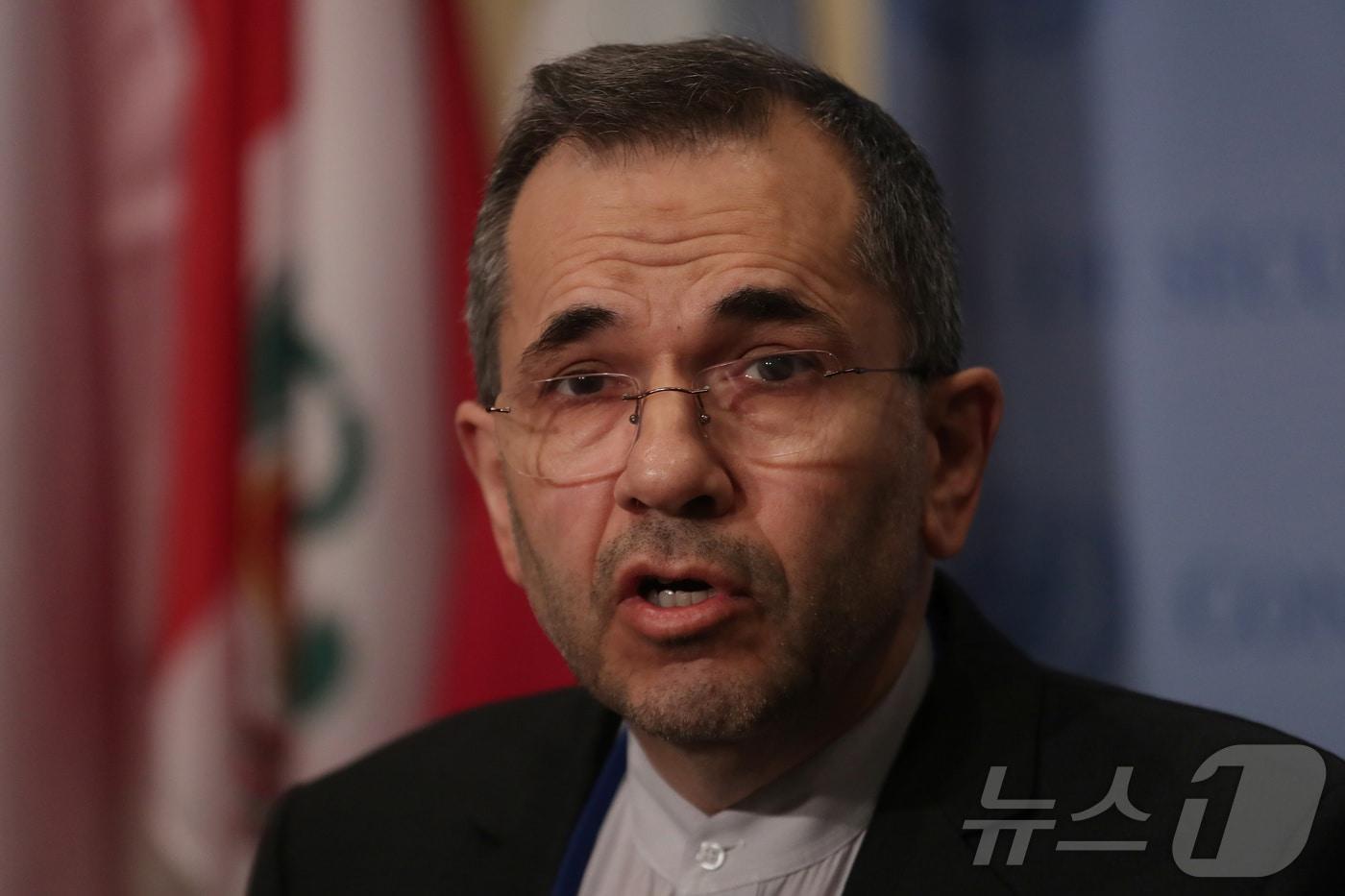 마지드 타흐트 라반치 이란 외무차관. 2019.06.24 ⓒ 로이터=뉴스1 ⓒ News1 김지완 기자