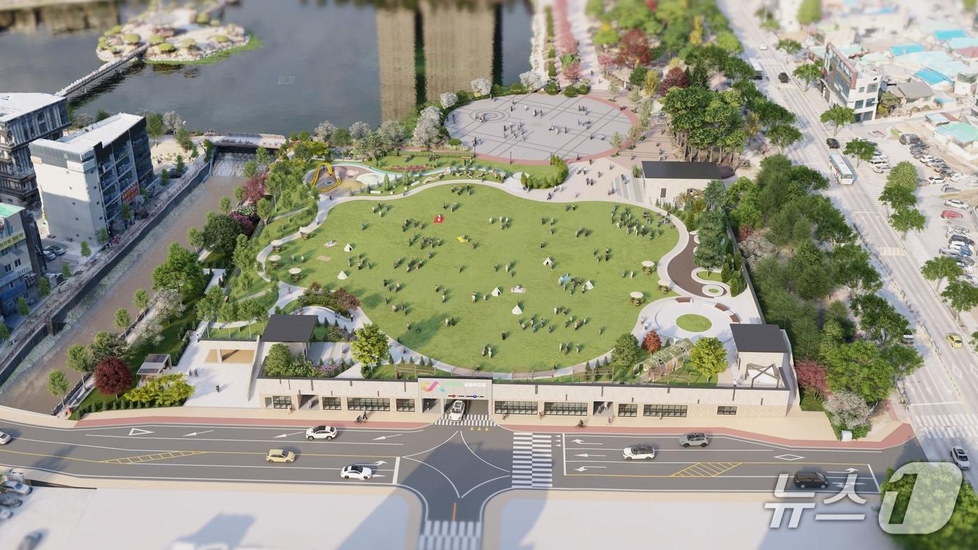 서산 예천지구 공영주차장(초록광장) 조성사업 조감도 ⓒ 뉴스1