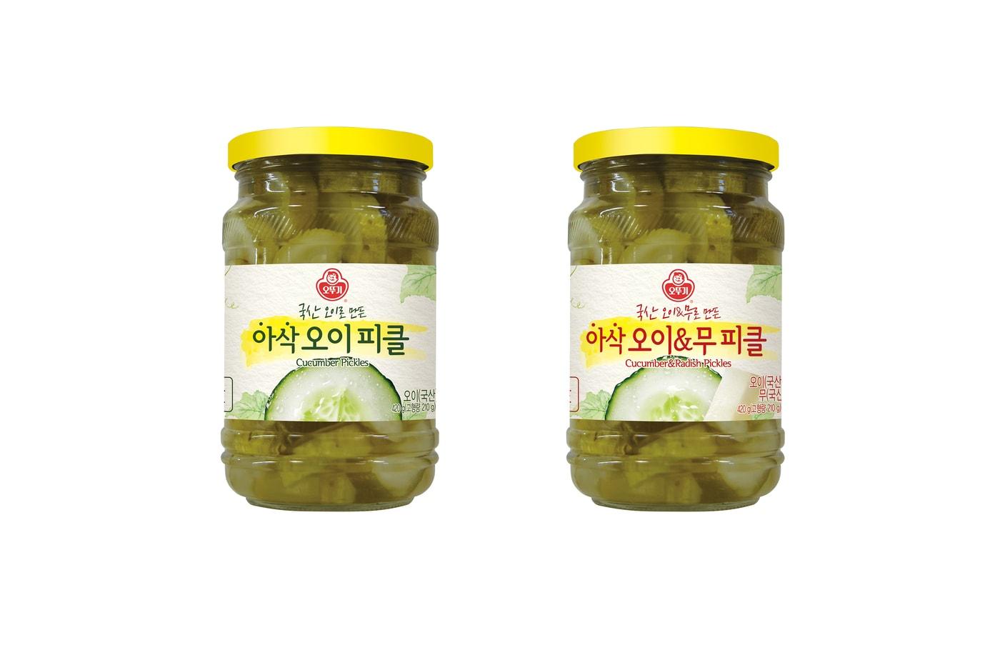 오뚜기 아삭피클 2종 시뮬컷.(오뚜기 제공)