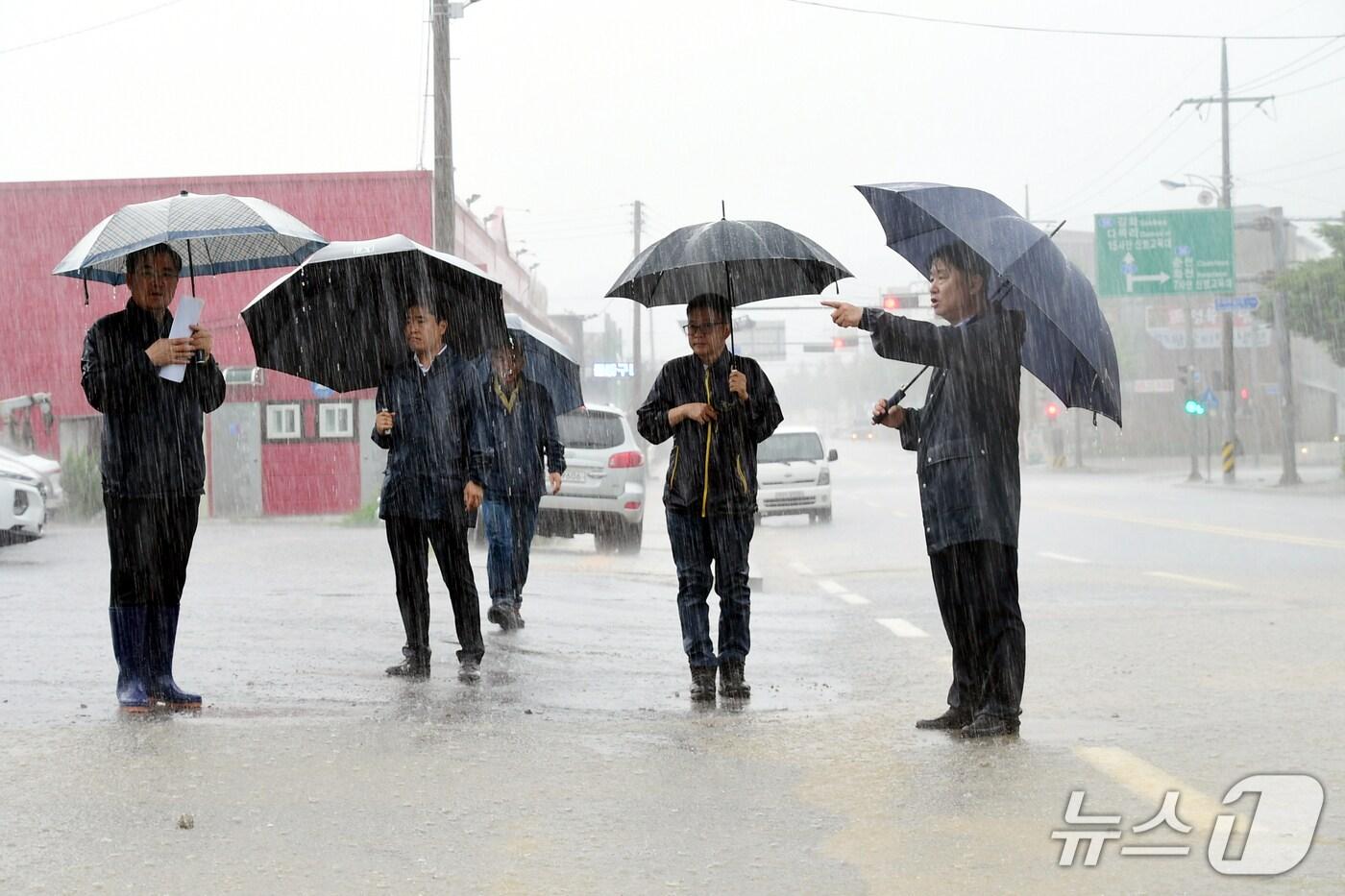 2023년 강원 화천군 집중호우 점검.&#40;화천군 제공, 재판매 및 DB금지&#41;